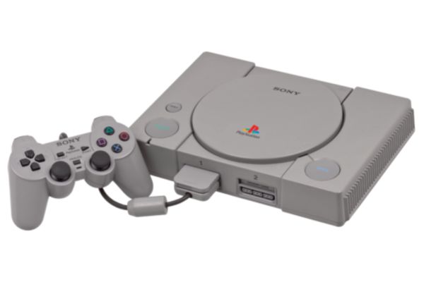  Imagem do console PlayStation com um controle