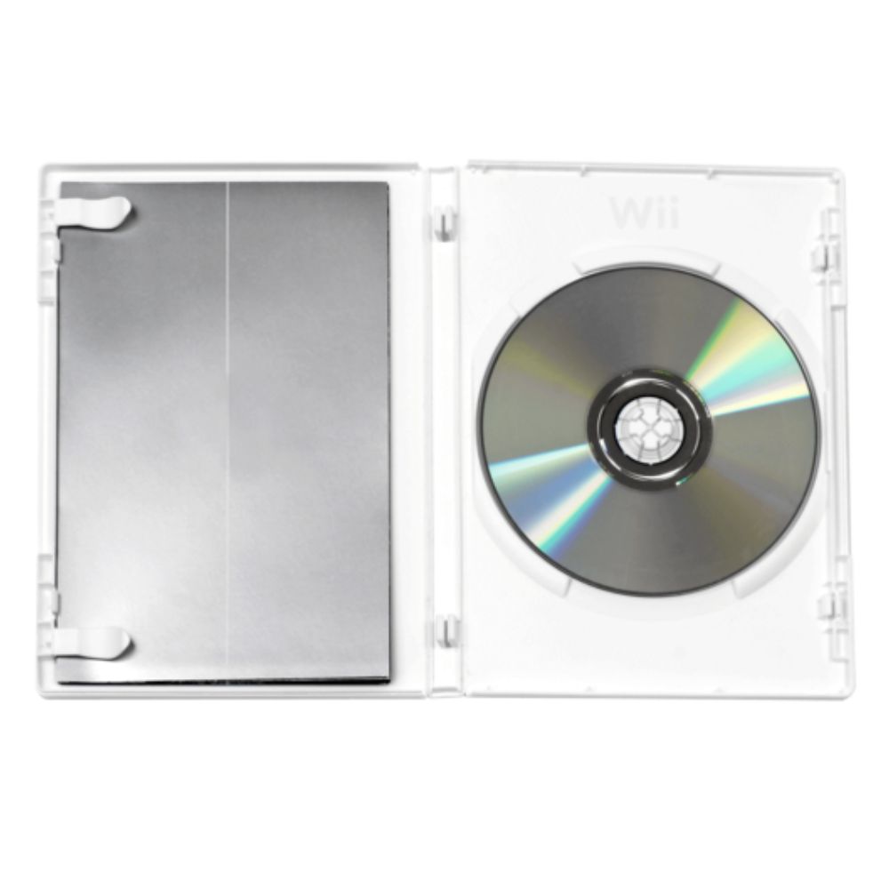 Disco óptico Wii na caixa